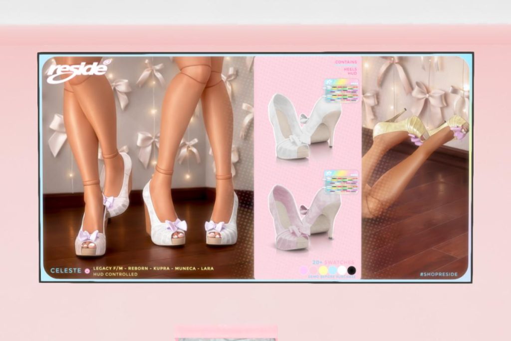 Celeste Pump, Inithium/Legacy M+F/Maitreya/Reborn/Yentements, L$149