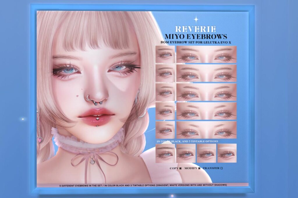 Miyo Eyebrows - EvoX, L$299
