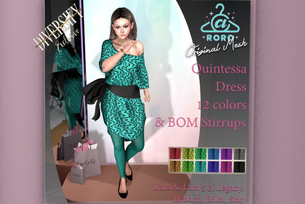 Quintessa Dress - Erika/Legacy/Maitreya/Reborn/Star/+mods, L$299