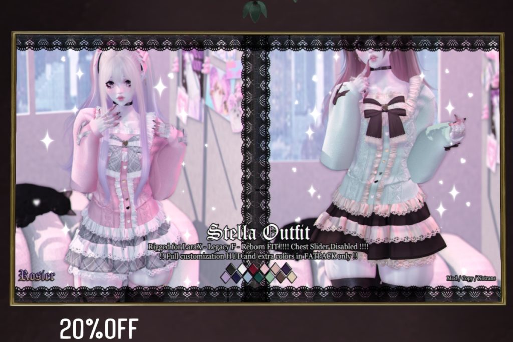 Misty Nightdress - Legacy F+M/MaitreyaX/Reborn, L$269 each/L$1080 FP