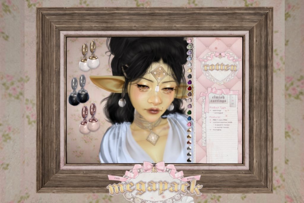 Elmish Earrings, L$255