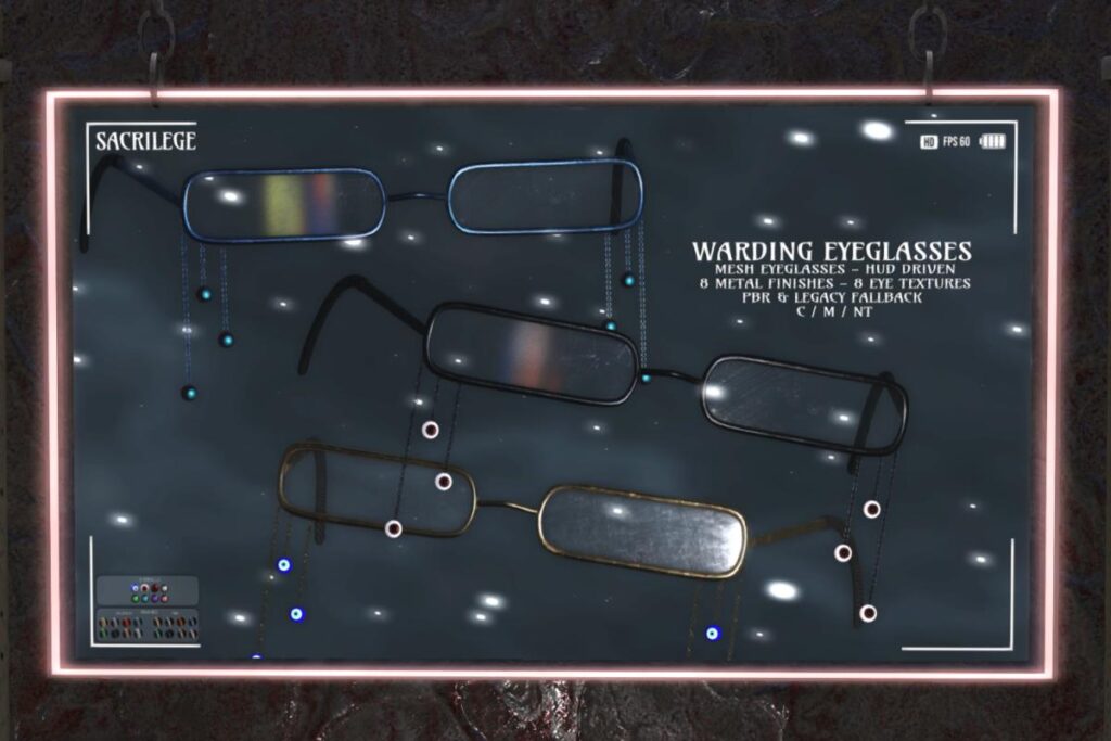 Warding Eyeglasses, L$299