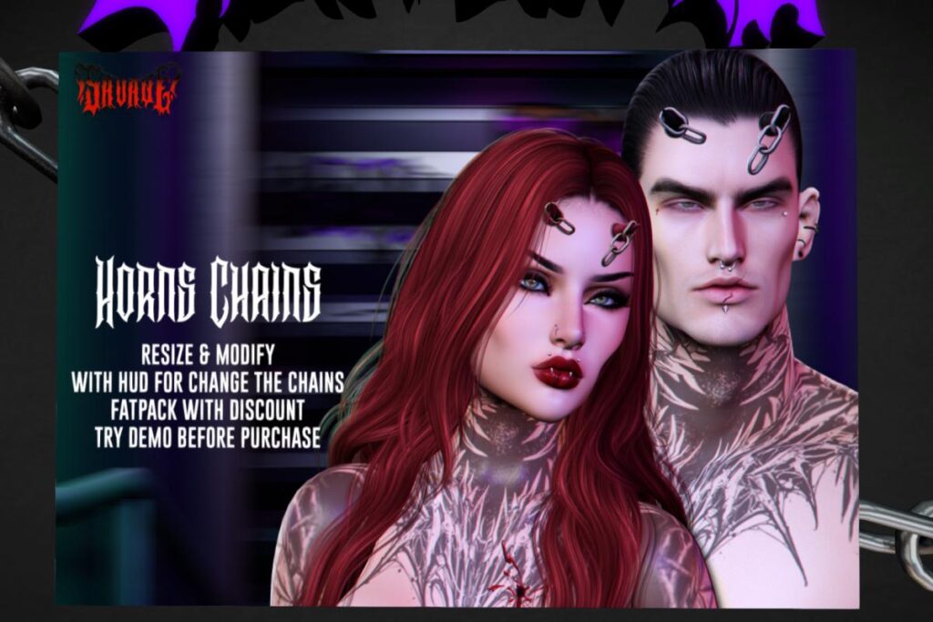 Horns Chains, L$200 each/L$800 FP