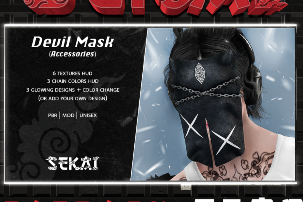 Devil Mask, L$249