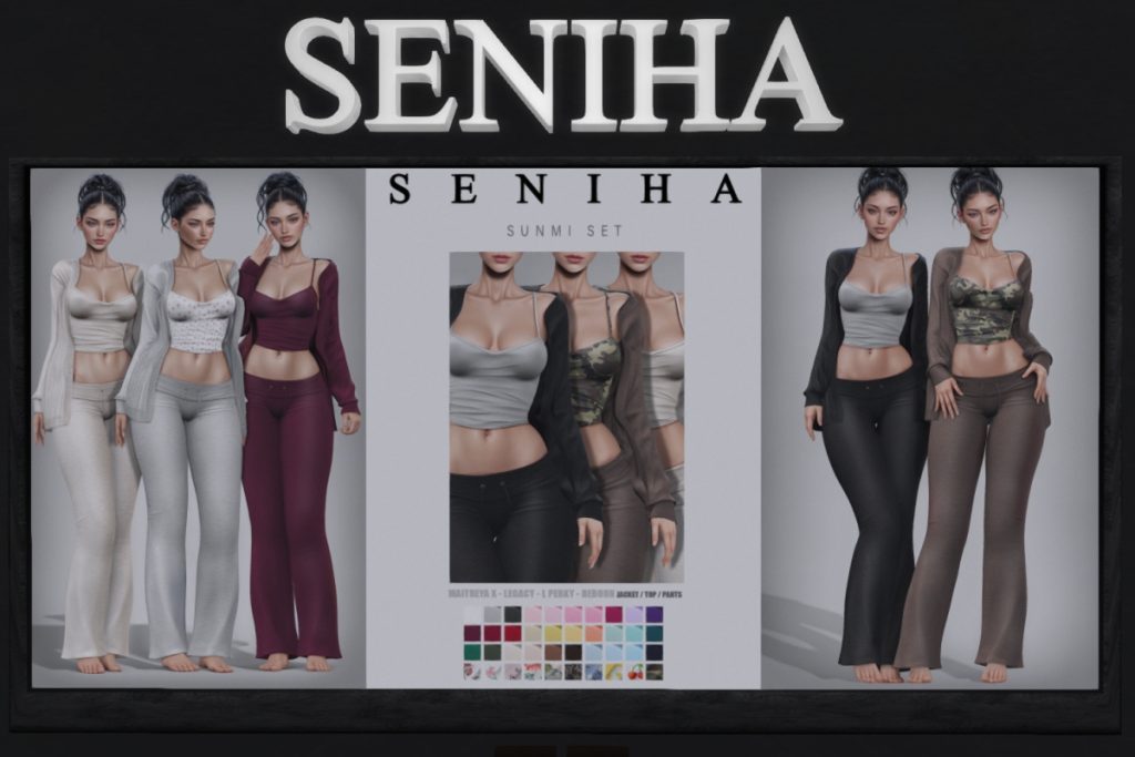 Sunmi Set - Legacy/MaitreyaX/Reborn/+mods, L$199 each/L$1299 each FP/L$1799 MP