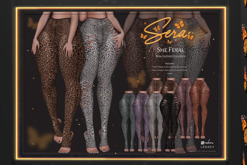 She Feral Leggings - Bom, L$399