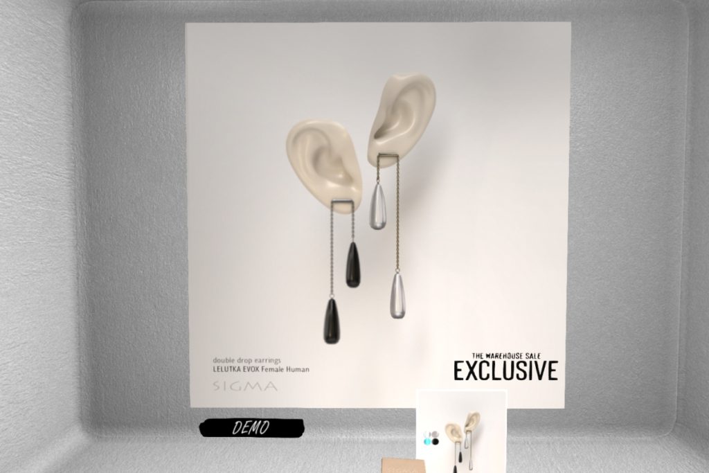 Double Drop Earrings - EvoX, L$225