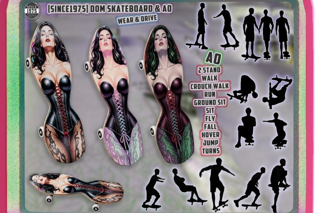 Dom Skateboard &amp; AO, L$380