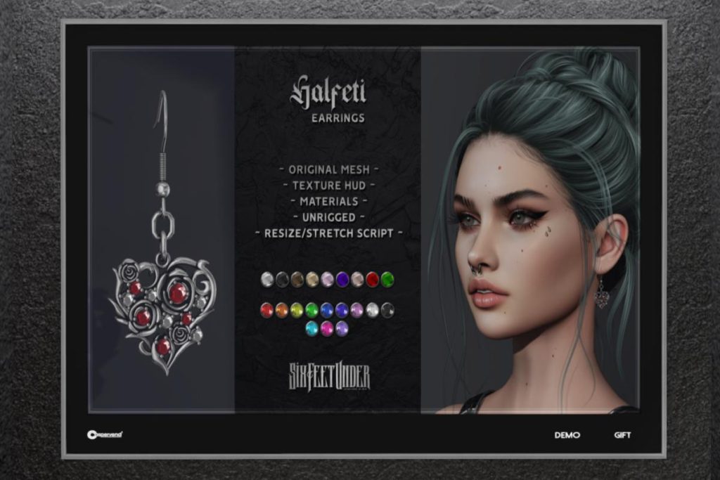 Halfeti Earrings, L$199