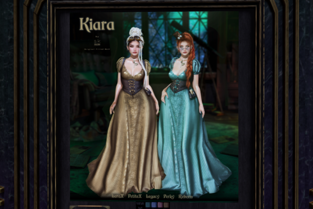 Kiara Dress - Legacy/MaitreyaX/Reborn/+mods, L$350 each/L$950 FP