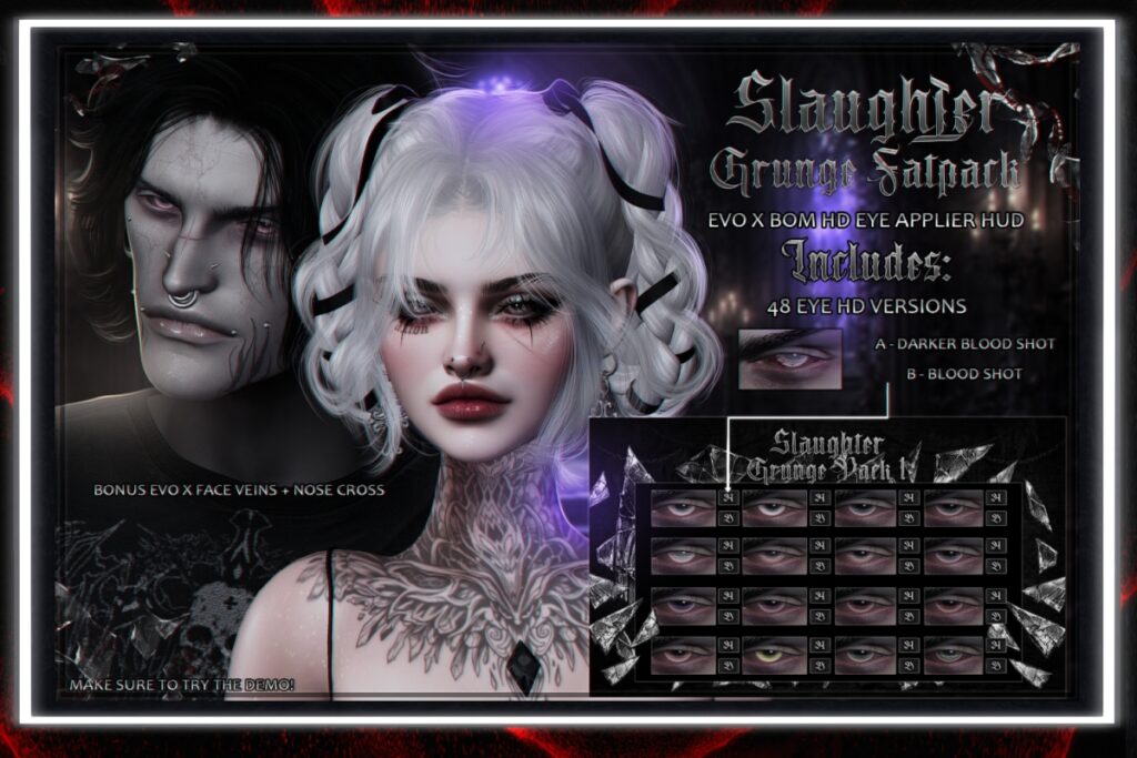 Grunge Eyes - EvoX, L$349