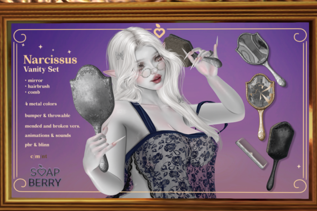 Narcissus Vanity Set, L$600