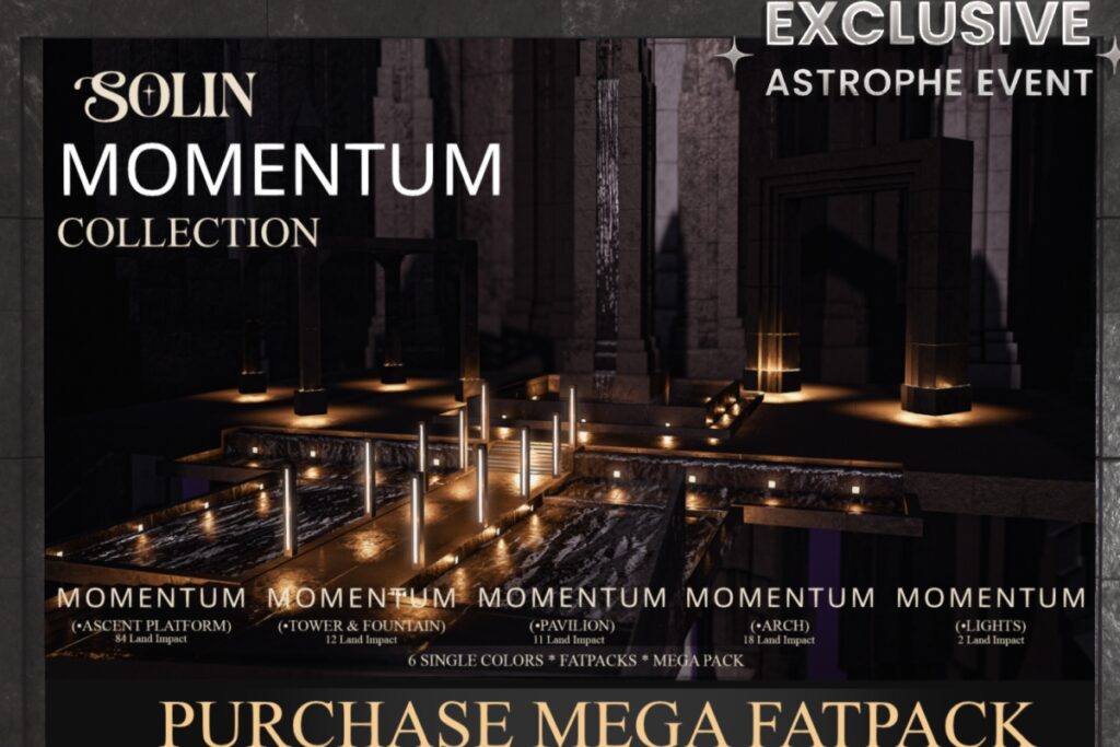 Momentum Set, L$595-L$1495 each/L$2995 FP