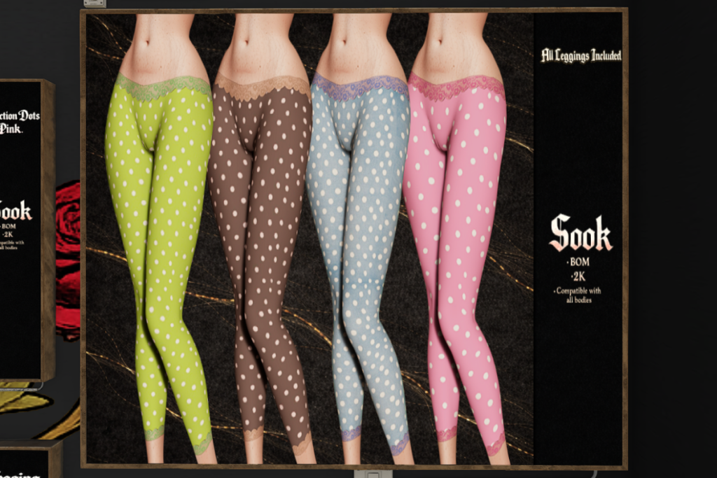 Leggings - BOM, L$199 each/L$399 FP