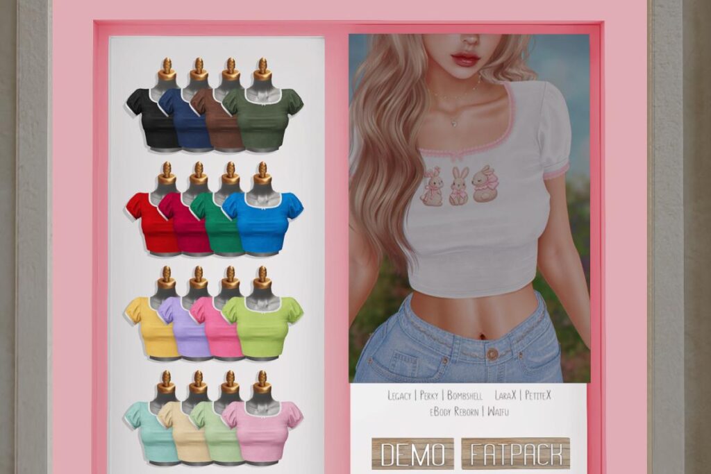 Soft Baby Top - Legacy/MaitreyaX/Reborn/+mods, L$299 each/L$999 FP