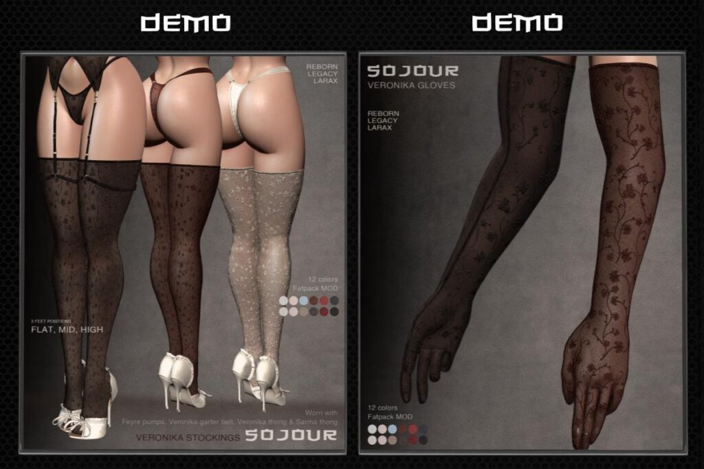 Veronika Stockings &amp; Gloves - Legacy/MaitreyaX/Reborn, L$230 each/L$1099 each FP