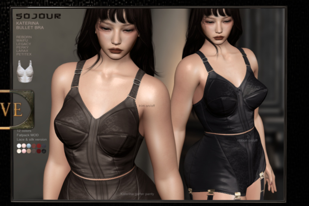 Katerina Bullet Bra - Legacy/MaitreyaX/Reborn/+mods, L$249 each/L$1099 FP