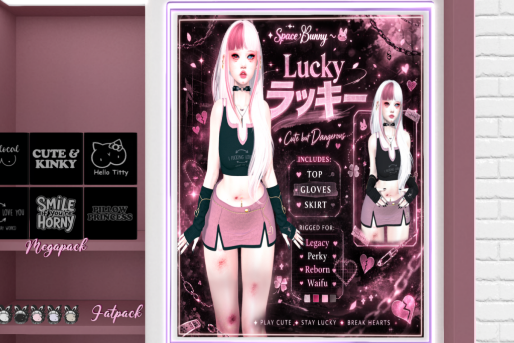 Lucky Set - Legacy/Reborn/+mods, L$250-L$800 each/L$1250 FP/L$3500 MP