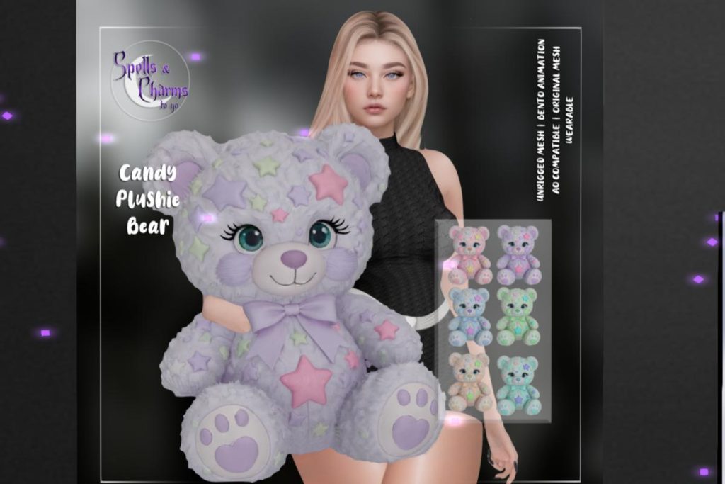 Candy Plushie Bear, L$499