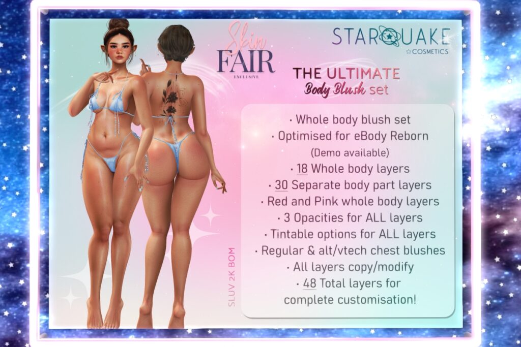 Body Blush Set - Reborn, L$399