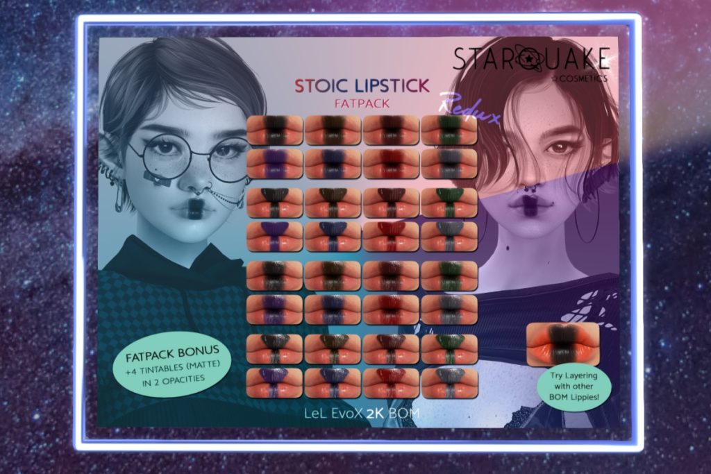 Stoic Lipstick - EvoX. L$299