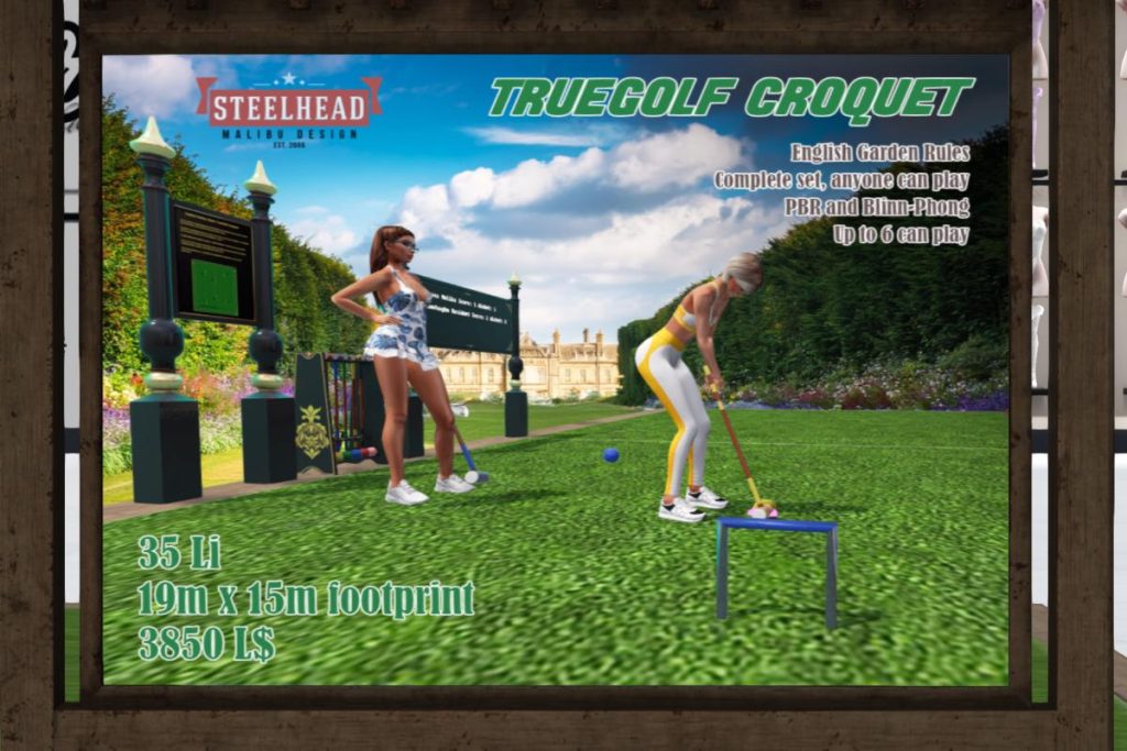 TrueGolf Croquet, L$2850