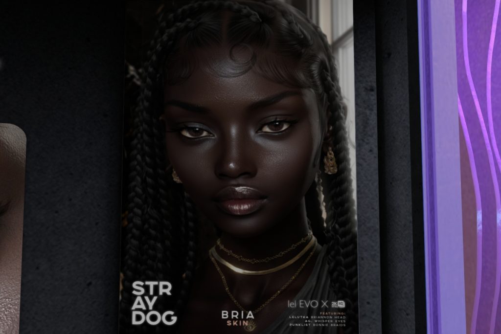 Bria Skin, EvoX Briannon, L$590 each/L$1180 FP