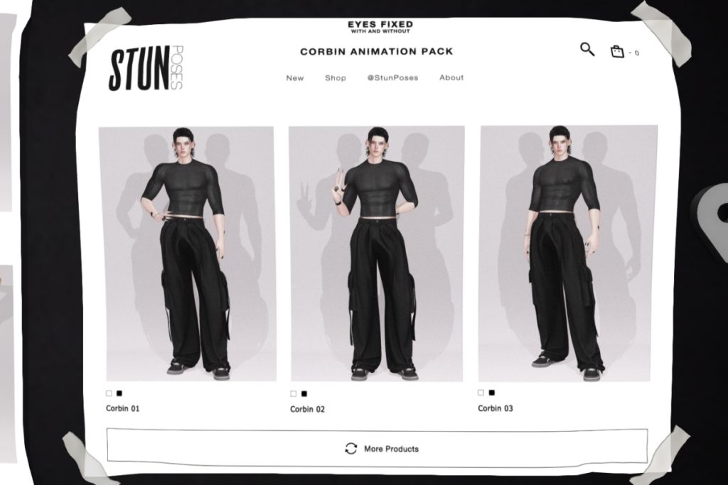 Corbin Animation Pack, L$300