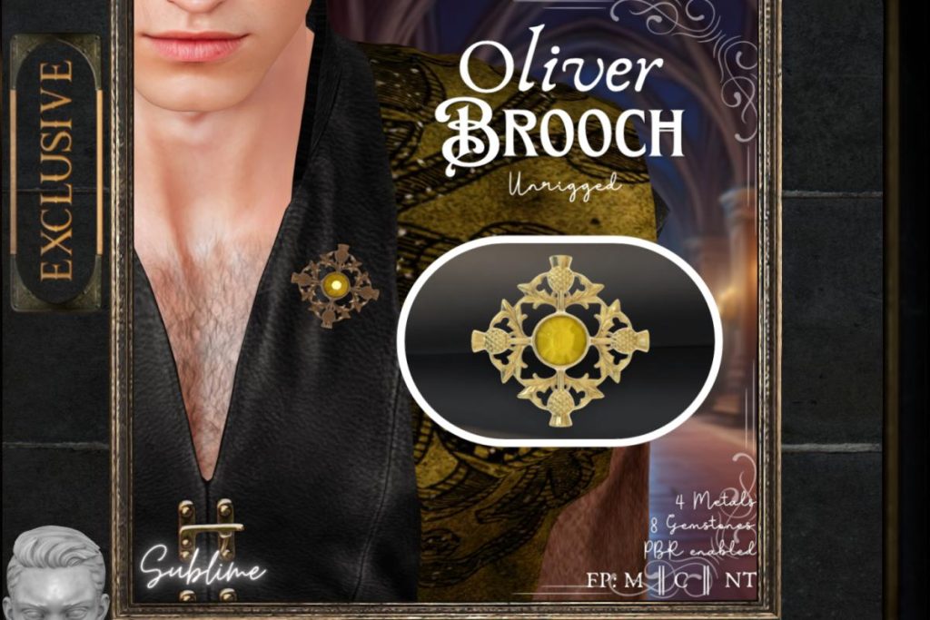 Oliver Brooch, L$300