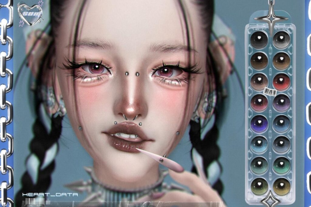 Heart Data Eyes - Catwa/EvoX/Genus, L$399