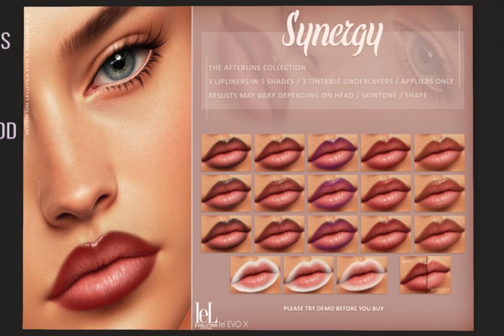 Afterline Lipstick - EvoX, L$199