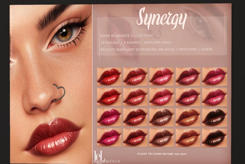 Dark Romance Lipstick - EvoX, L$199