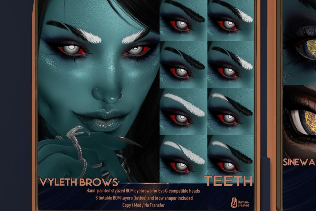 Vyleth Brows - EvoX, L$249