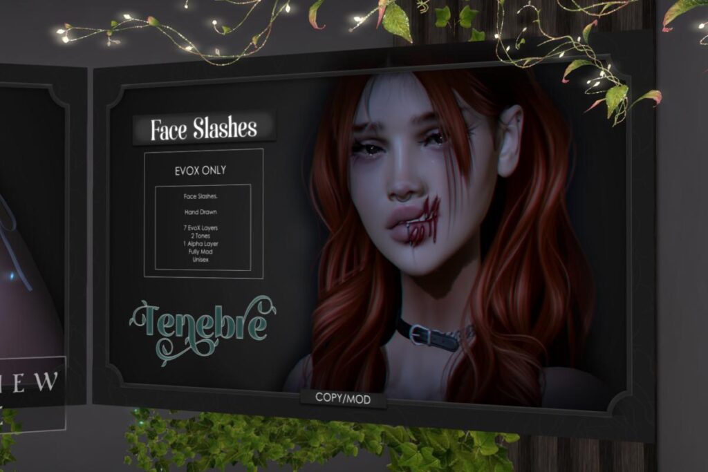 Face Slashes - Evo X, L$349