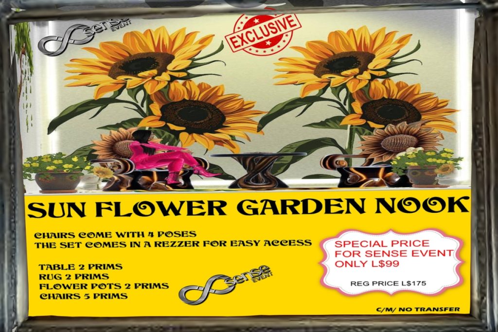 Sun Flower Garden Nook, L$99