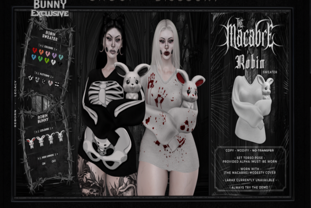 Robin Sweater - Legacy/Reborn, L$450