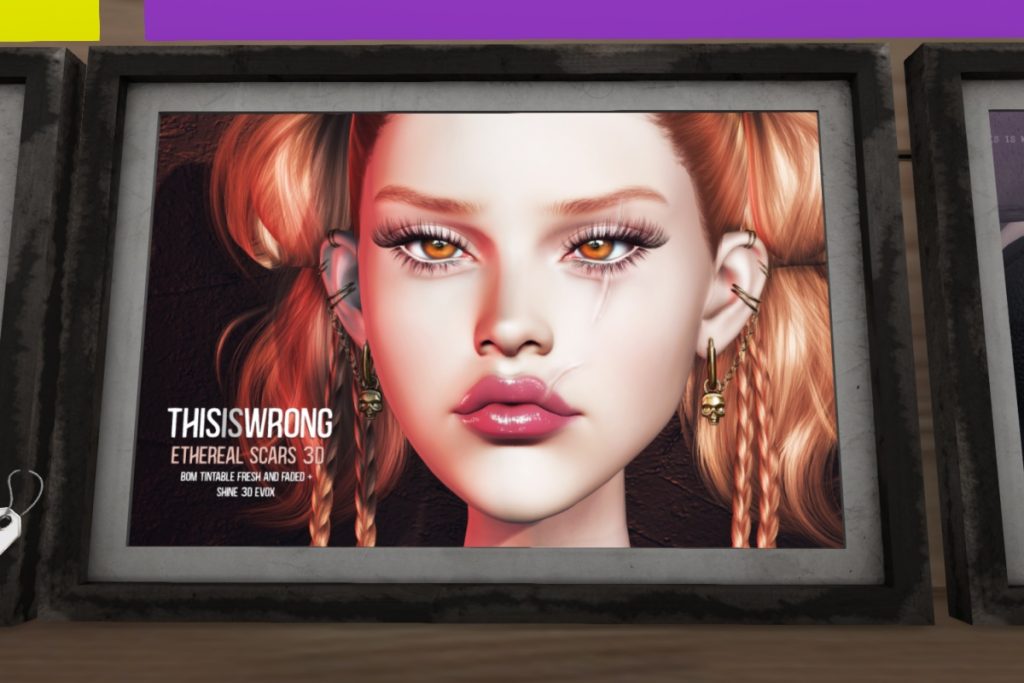 Ethereal Scars - EvoX	<a href="http://maps.secondlife.com/secondlife/Candy%20Kitten/88/99/22" target="_blank">Teleport</a>