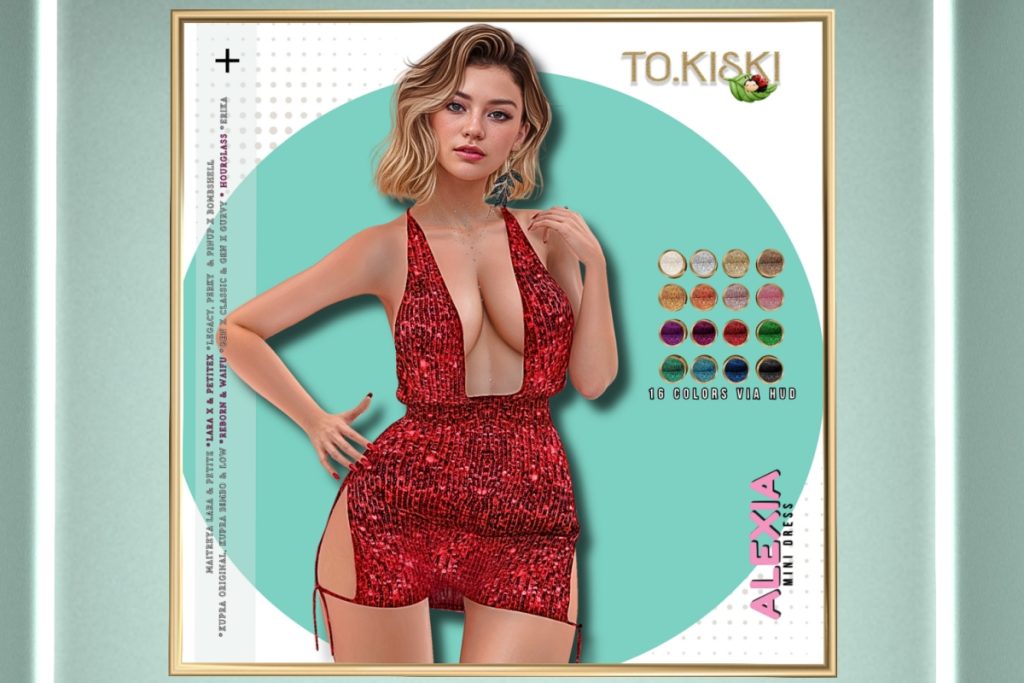 Alexia Mini Dress - See Ad For Fits, L$155 each/L$550 each FP