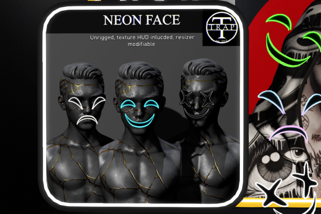 Neon Face, L$299