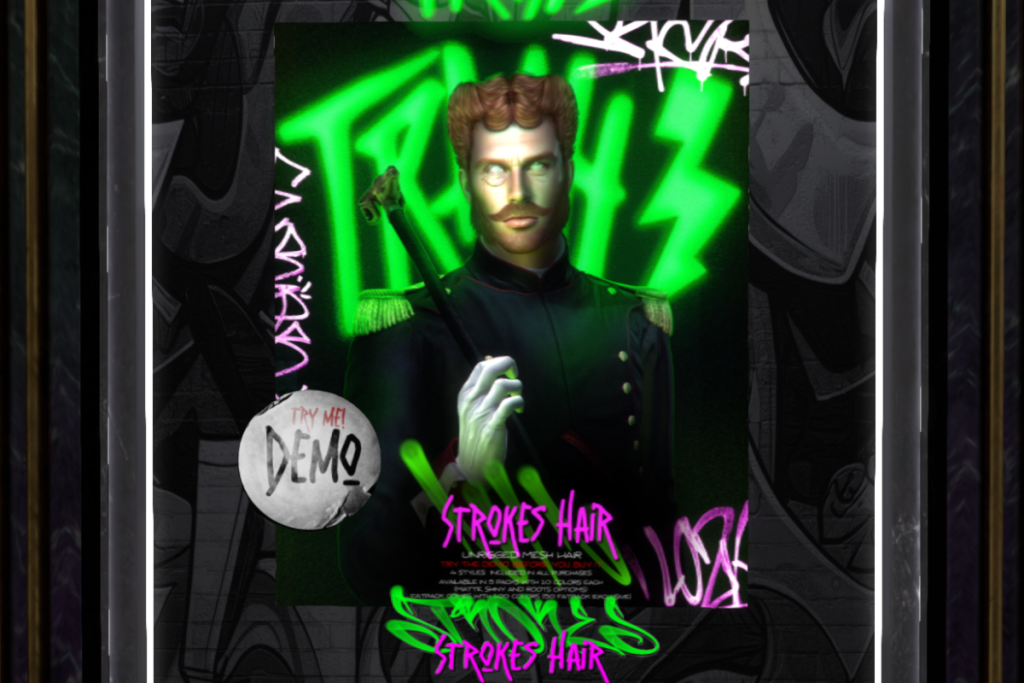 Strokes Hair, L$299 each/L$1000 FP