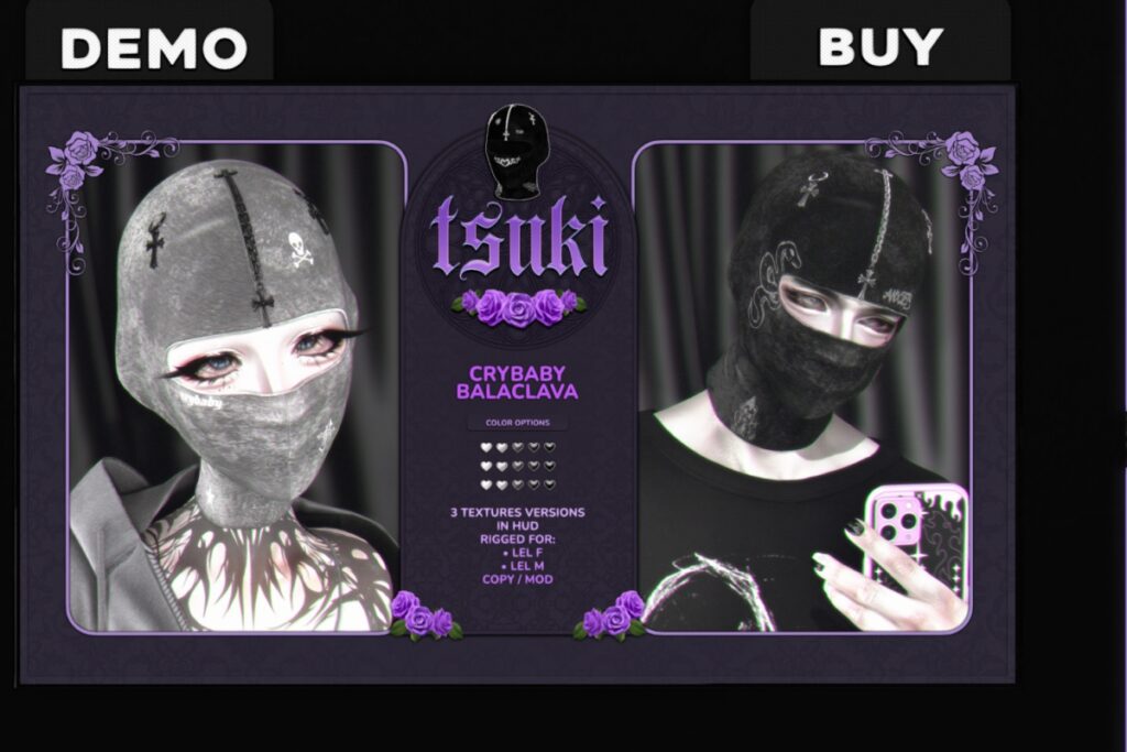 Crybaby Balaclava - EvoX, L$299
