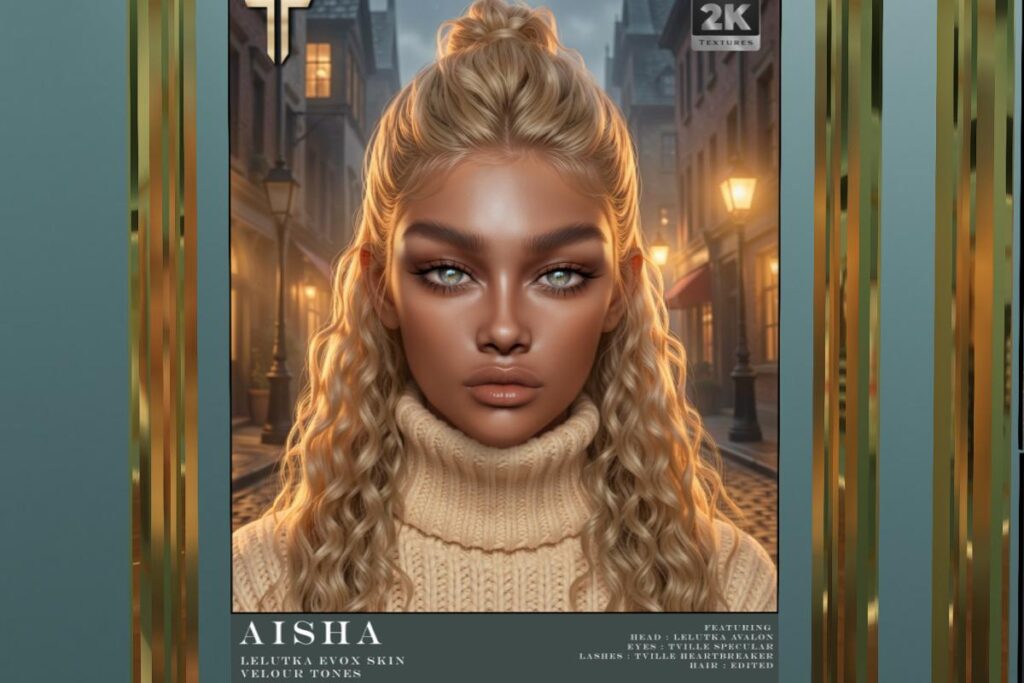 Aisha Skin - EvoX, L$699 each/L$1199 FP