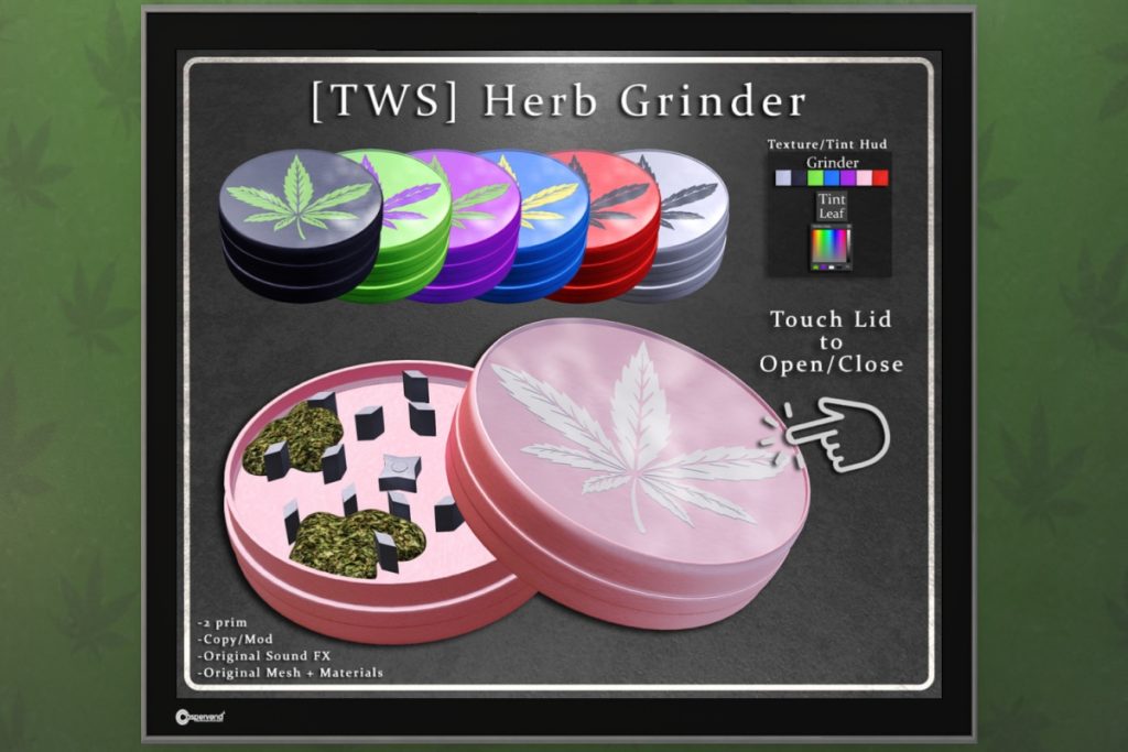 Herb Grinder, L$199