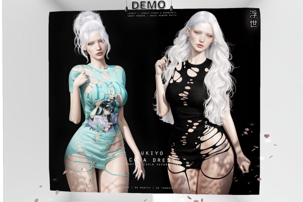 Cora Dress - Legacy/Reborn/+mods, L$199-L$599 each FP