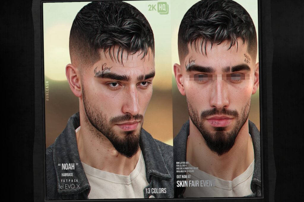 Noah Hairbase - EvoX, L$300