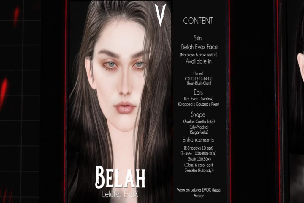 Belah Skin - EvoX, L$888 each