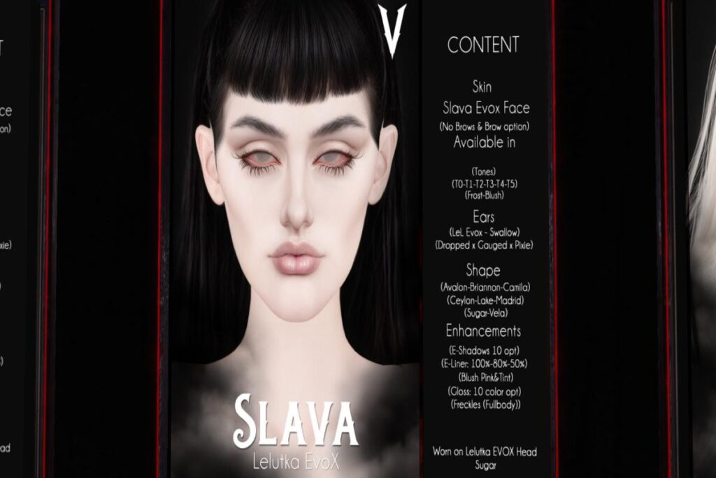 Slava Skin - EvoX, L$888 each