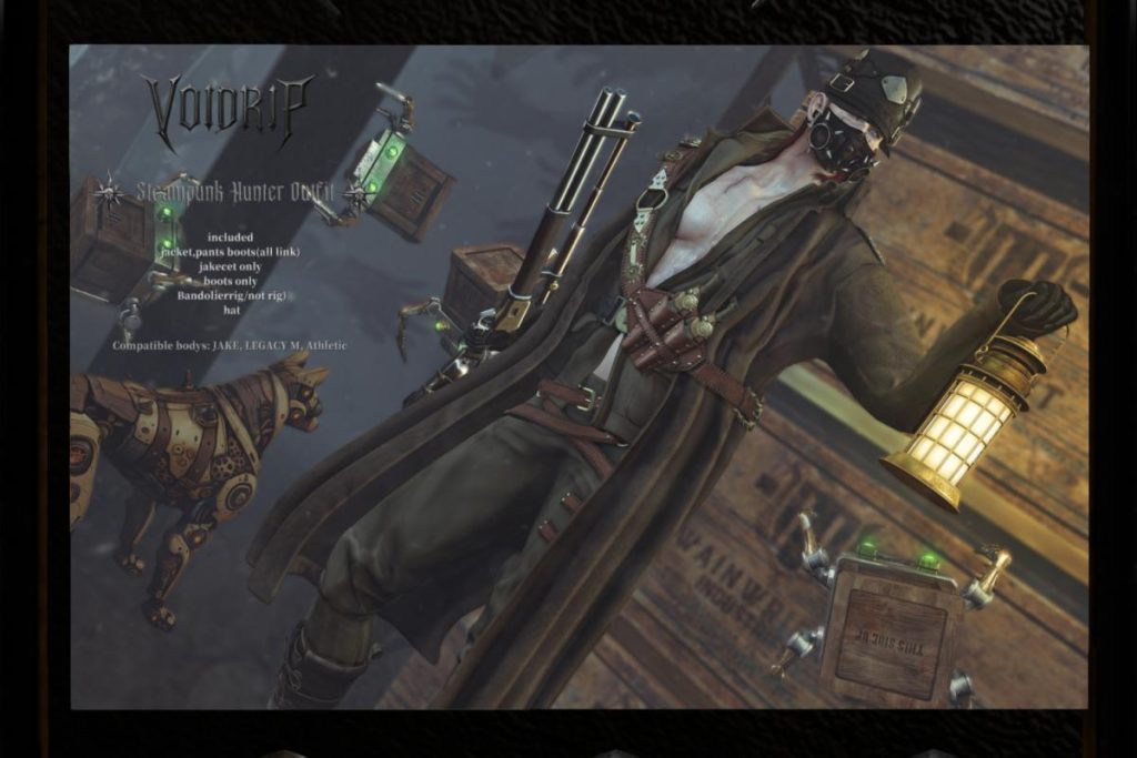 Steampunk Hunter Outfit - Jake/Legacy/+mods, L$350 each/L$