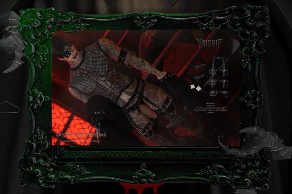 Garter Belt &amp; Open Pouch Jock - Jake/Legacy/+mods, L$350