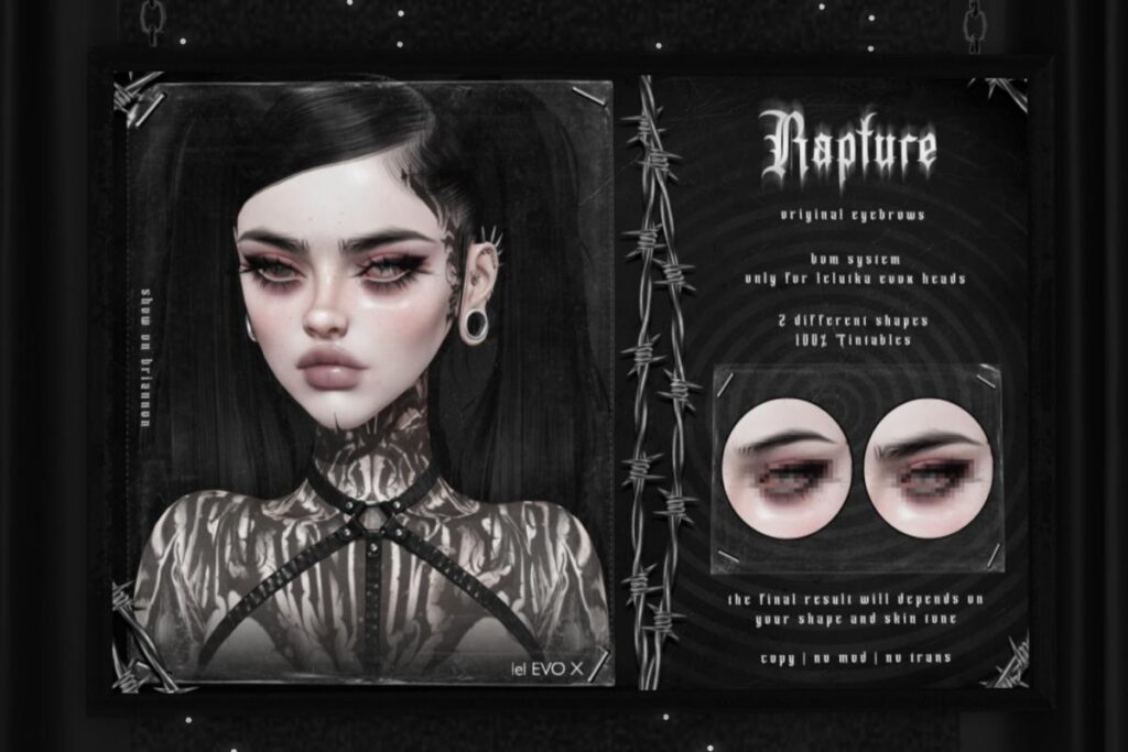 Rapture Eyebrows - Evo X, L$199